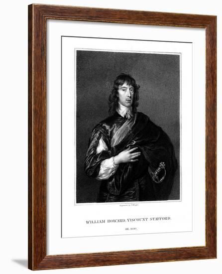 William Howard, 1st Viscount Stafford, Roman Catholic Martyr-T Wright-Framed Giclee Print