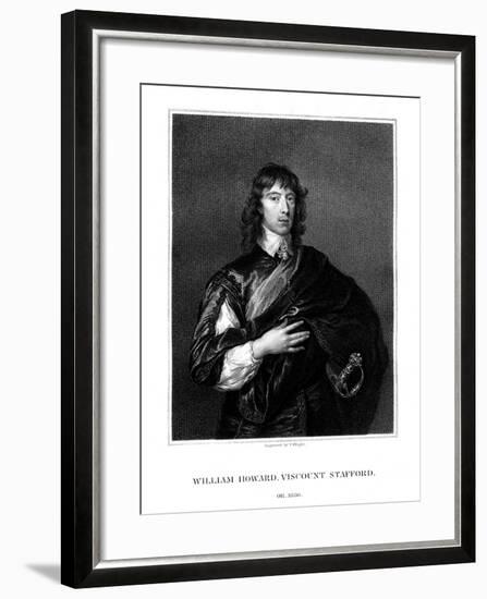 William Howard, 1st Viscount Stafford, Roman Catholic Martyr-T Wright-Framed Giclee Print