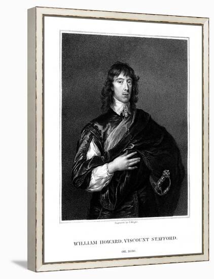 William Howard, 1st Viscount Stafford, Roman Catholic Martyr-T Wright-Framed Premier Image Canvas