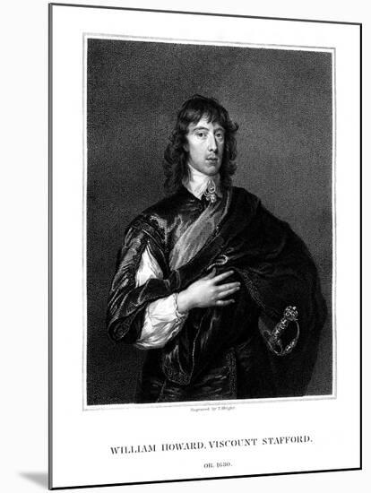 William Howard, 1st Viscount Stafford, Roman Catholic Martyr-T Wright-Mounted Premium Giclee Print