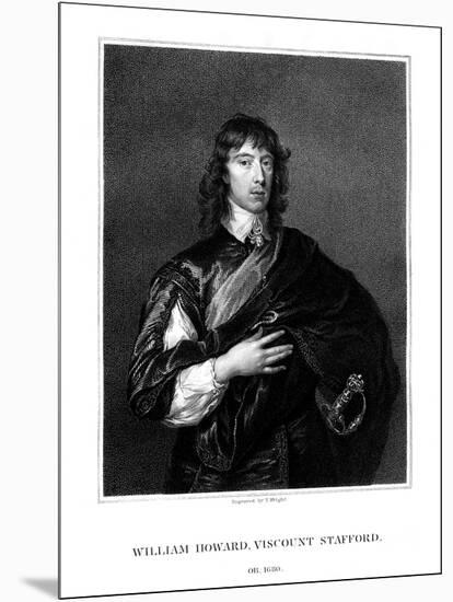 William Howard, 1st Viscount Stafford, Roman Catholic Martyr-T Wright-Mounted Giclee Print