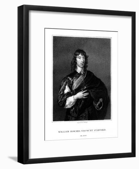 William Howard, 1st Viscount Stafford, Roman Catholic Martyr-T Wright-Framed Giclee Print