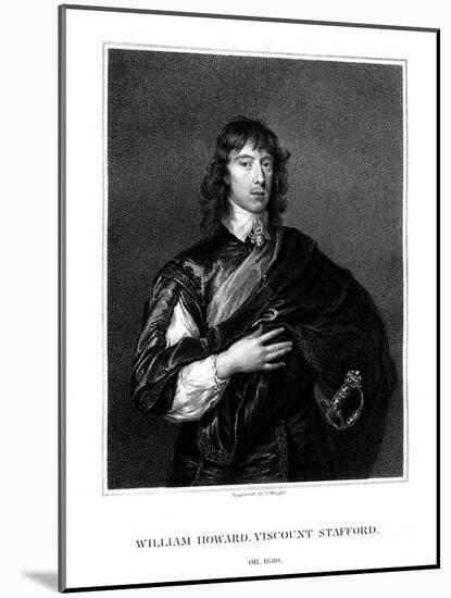 William Howard, 1st Viscount Stafford, Roman Catholic Martyr-T Wright-Mounted Giclee Print