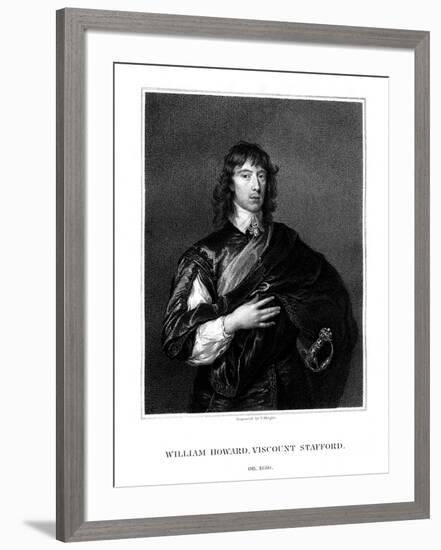 William Howard, 1st Viscount Stafford, Roman Catholic Martyr-T Wright-Framed Giclee Print