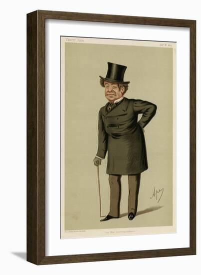 William Howard Russell-Carlo Pellegrini-Framed Art Print