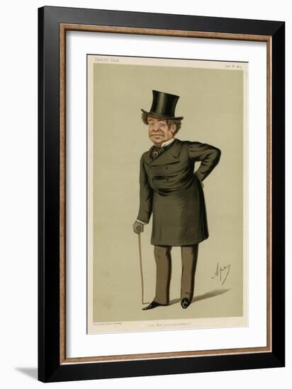 William Howard Russell-Carlo Pellegrini-Framed Art Print