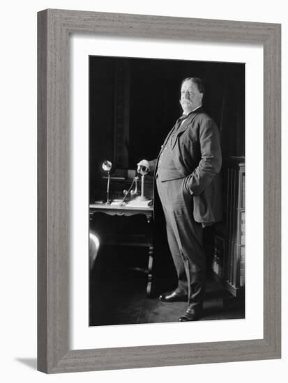 William Howard Taft Weighed over 300 Pounds When He Was President, Ca. 1910-null-Framed Photo