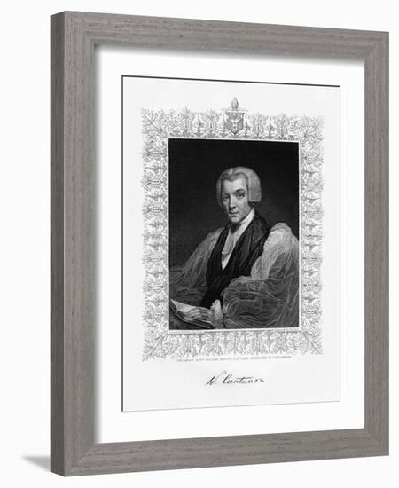 William Howley, Archbishop of Canterbury, 19th Century-W Holl-Framed Giclee Print