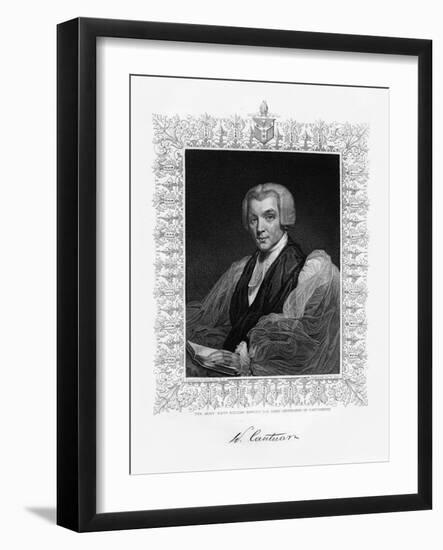 William Howley, Archbishop of Canterbury, 19th Century-W Holl-Framed Giclee Print