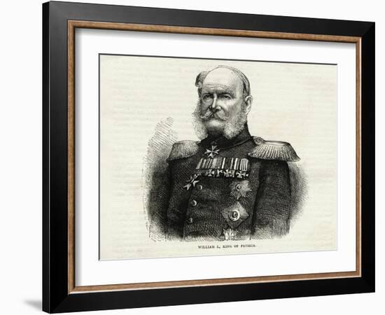 William I, King of Prussia Print-null-Framed Giclee Print