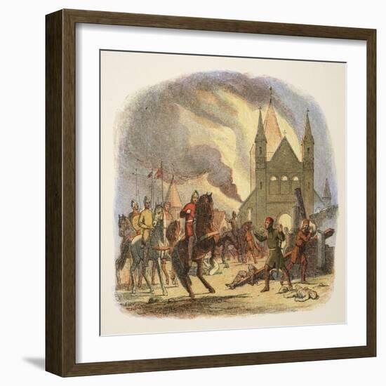 William I Receiving a Fatal Hurt at Mantes-James William Edmund Doyle-Framed Giclee Print