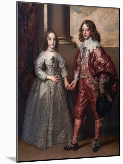 William II, Prince of Orange, and His Bride, Mary Henrietta Stuart, First Third of 17th C-Sir Anthony Van Dyck-Mounted Giclee Print