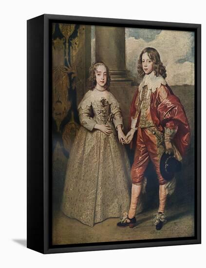 'William II, Prince of Orange, and his Bride, Mary Stuart', 1641 (c1927)-Anthony Van Dyck-Framed Premier Image Canvas