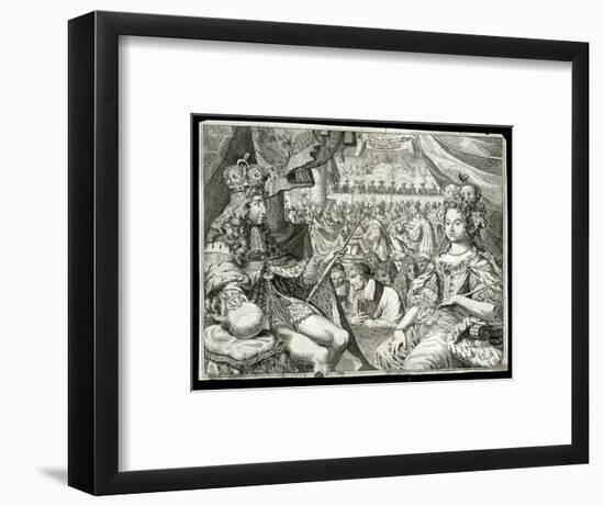 William III and Mary II, King and Queen of Great Britain and Ireland, c1689-Unknown-Framed Giclee Print