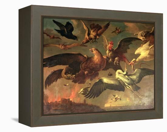 William III's Lowland Wars-Melchior de Hondecoeter-Framed Premier Image Canvas