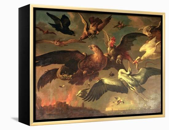 William III's Lowland Wars-Melchior de Hondecoeter-Framed Premier Image Canvas