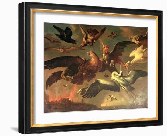 William III's Lowland Wars-Melchior de Hondecoeter-Framed Giclee Print