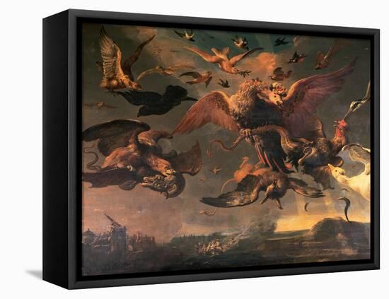 William III's Lowland Wars-Melchior de Hondecoeter-Framed Premier Image Canvas