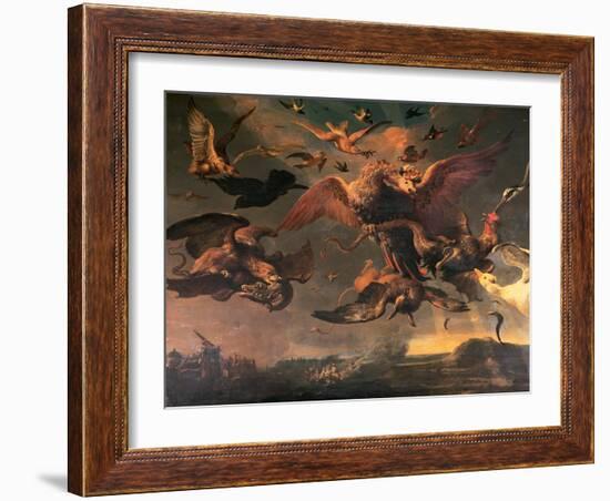 William III's Lowland Wars-Melchior de Hondecoeter-Framed Giclee Print