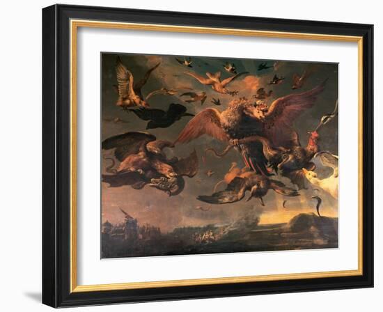 William III's Lowland Wars-Melchior de Hondecoeter-Framed Giclee Print