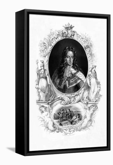 William III-Godfrey Kneller-Framed Premier Image Canvas