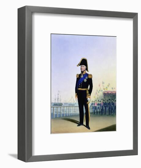 William IV, King of the United Kingdom, c1830-1837-L Mansion-Framed Giclee Print