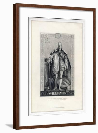 William IV of the United Kingdom, 19th Century-A Krausse-Framed Giclee Print