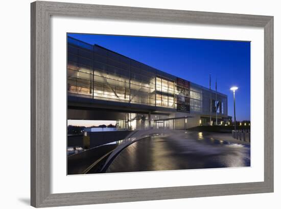 William J, Clinton Presidential Library, Little Rock, Arkansas, USA-Walter Bibikow-Framed Photographic Print