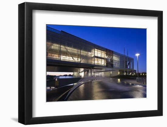 William J, Clinton Presidential Library, Little Rock, Arkansas, USA-Walter Bibikow-Framed Photographic Print