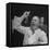 William J. Jung Shouting on Floor of Stock Exchange-Herbert Gehr-Framed Premier Image Canvas