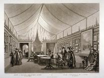 J Isabey's Exhibition Rooms on Pall Mall, Westminster, London, 1820-William James Bennett-Giclee Print