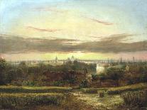 View from Above Wandsworth, Westminster and St Paul's in the Distance' C1849-1866-William James Grant-Giclee Print