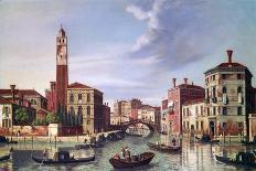 The Grand Canal, Venice, looking South East to the Fabriche Nuovo di Rialto-William James-Framed Giclee Print