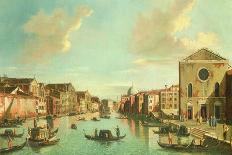 A View of the Grand Canal, Venice, from Santa Maria della Carita to the Bacino di San Marco-William James-Framed Giclee Print