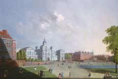 View of the Thames looking towards St Paul's Cathedral from the Gardens of Somerset House-William James-Giclee Print