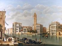 The Grand Canal, Venice, looking South East to the Fabriche Nuovo di Rialto-William James-Framed Giclee Print