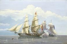 A Schooner off Dover, 1834-William John Huggins-Giclee Print