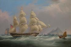 King George IV of England (1762-1830) Boarded 'Lightning', the Postal Service's First Steamboat, Bo-William John Huggins-Giclee Print