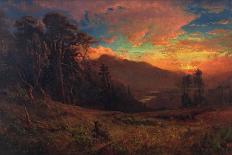 An Autumnal Sunset on the Russian River, 1878-William Keith-Framed Giclee Print