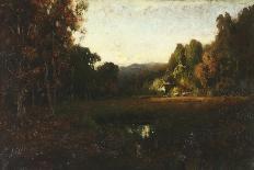 An Autumnal Sunset on the Russian River, 1878-William Keith-Framed Giclee Print