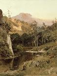 An Autumnal Sunset on the Russian River, 1878-William Keith-Framed Giclee Print