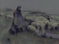 A Shepherdess, C.1890-95-William Kennedy-Framed Giclee Print