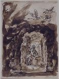 Alexander Pope in His Grotto-William Kent-Mounted Giclee Print