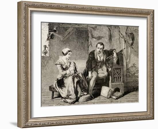 William Lee (1563-1614), English Clergyman and Inventor-null-Framed Giclee Print