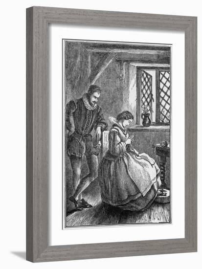 William Lee, English Inventor of the Frame-Knitting Machine, 19th Century-null-Framed Giclee Print