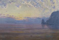 Sunset Catalina Island-William Lees Judson-Framed Art Print