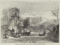 The Square of the Elephant, Catania, 1839-William Leighton Leitch-Giclee Print