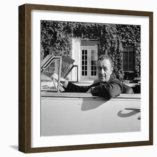 William Levitt, Builder Responsible for the Long Island Suburban Community Levittown-null-Framed Premium Photographic Print