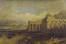 The Temples of Paestum-William Linton-Framed Giclee Print