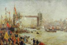 Opening of Tower Bridge, 1894-William Lionel Wyllie-Giclee Print